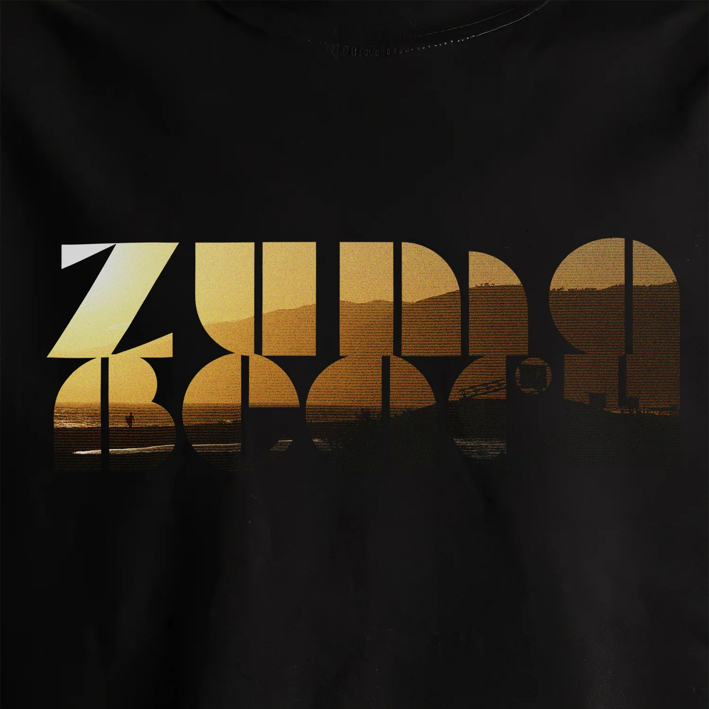 Zuma Beach Mens Cropped Streetwear Tee