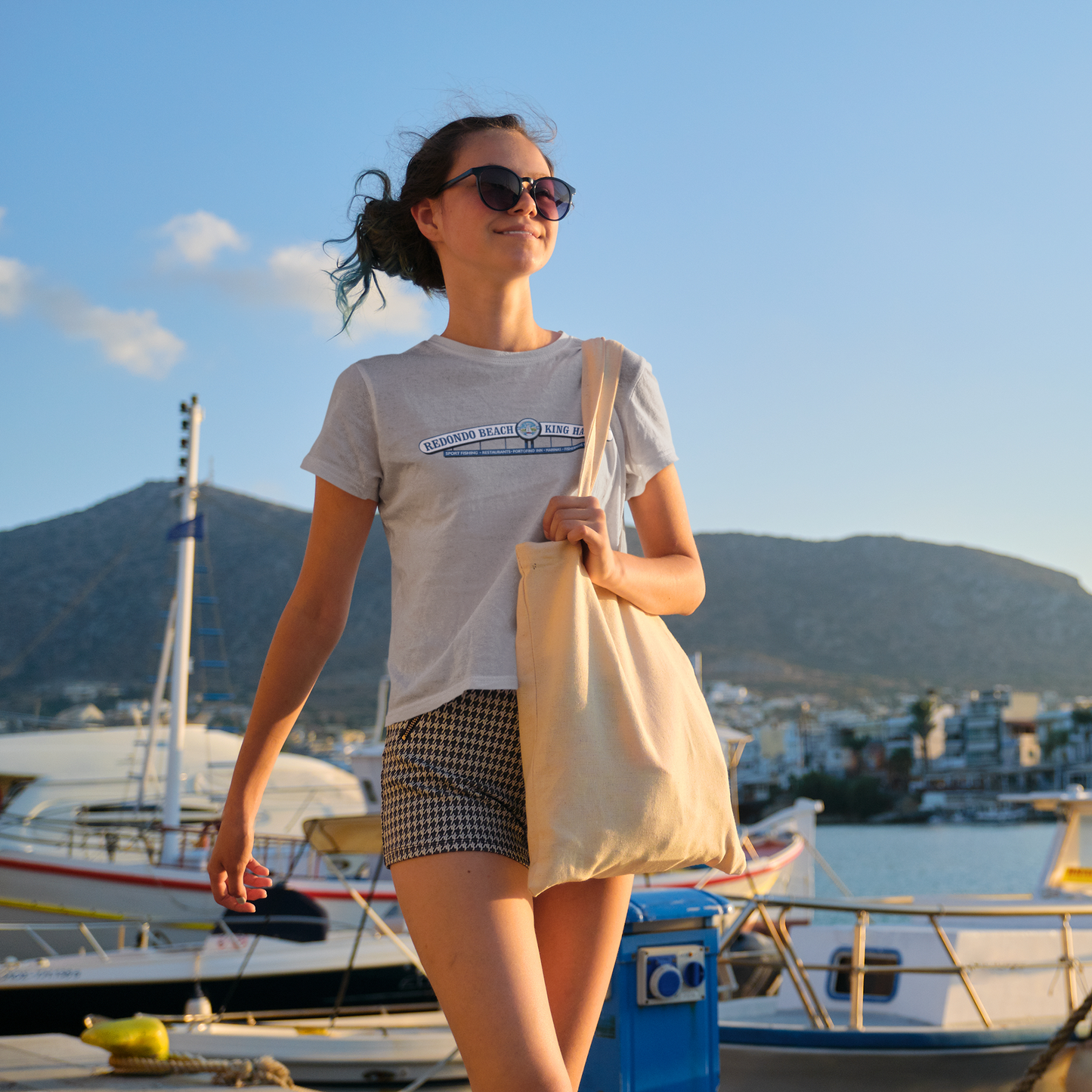 Redondo Beach King Harbor Sign Shirt