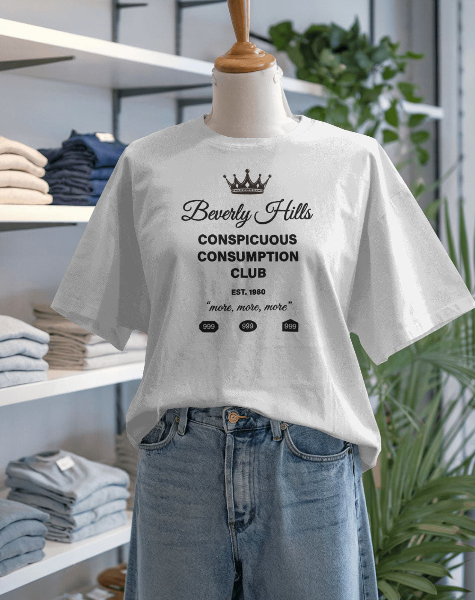 Beverly Hills Conspicuous Consumption Club Oversized Shirt