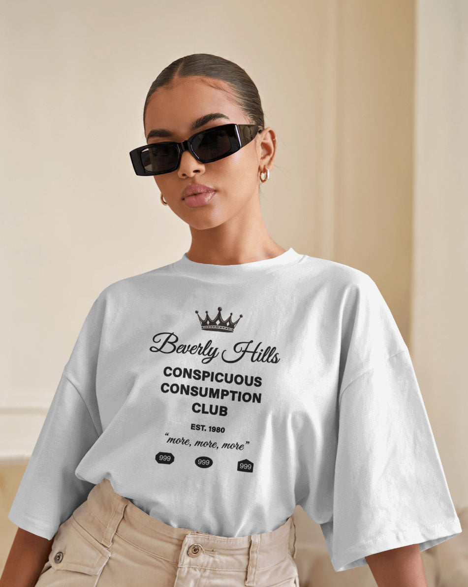 Beverly Hills Conspicuous Consumption Club Oversized Shirt