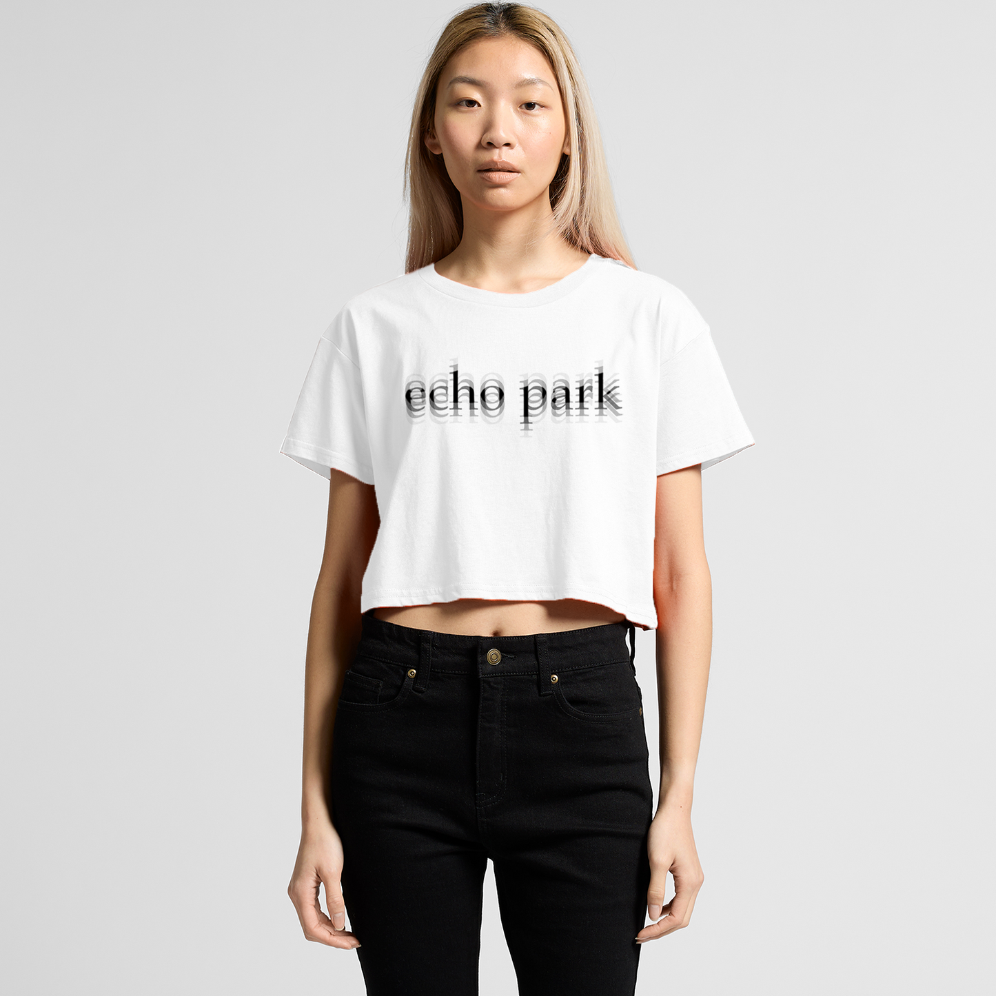 Echo Park Echo Text Women’s crop top