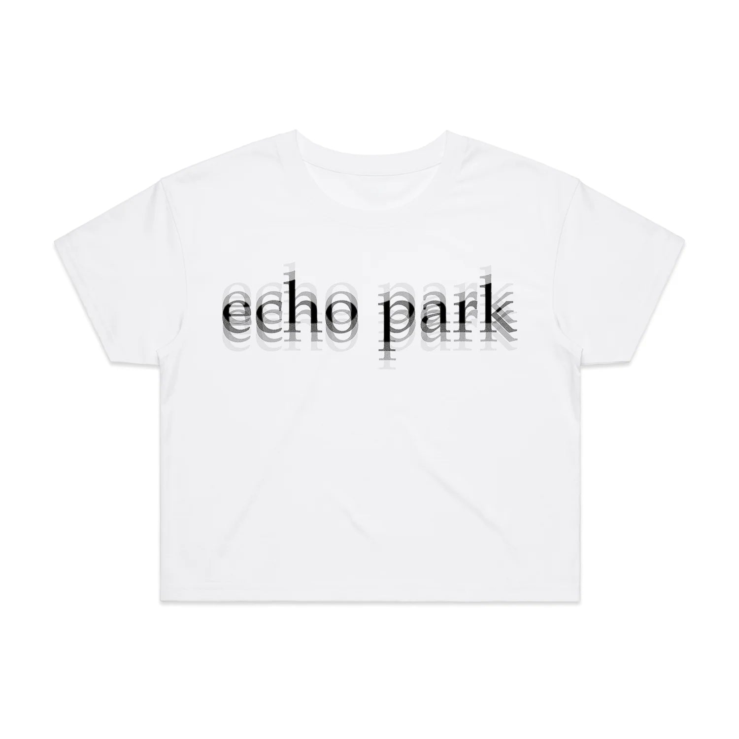 Echo Park Text Women’s Crop Top