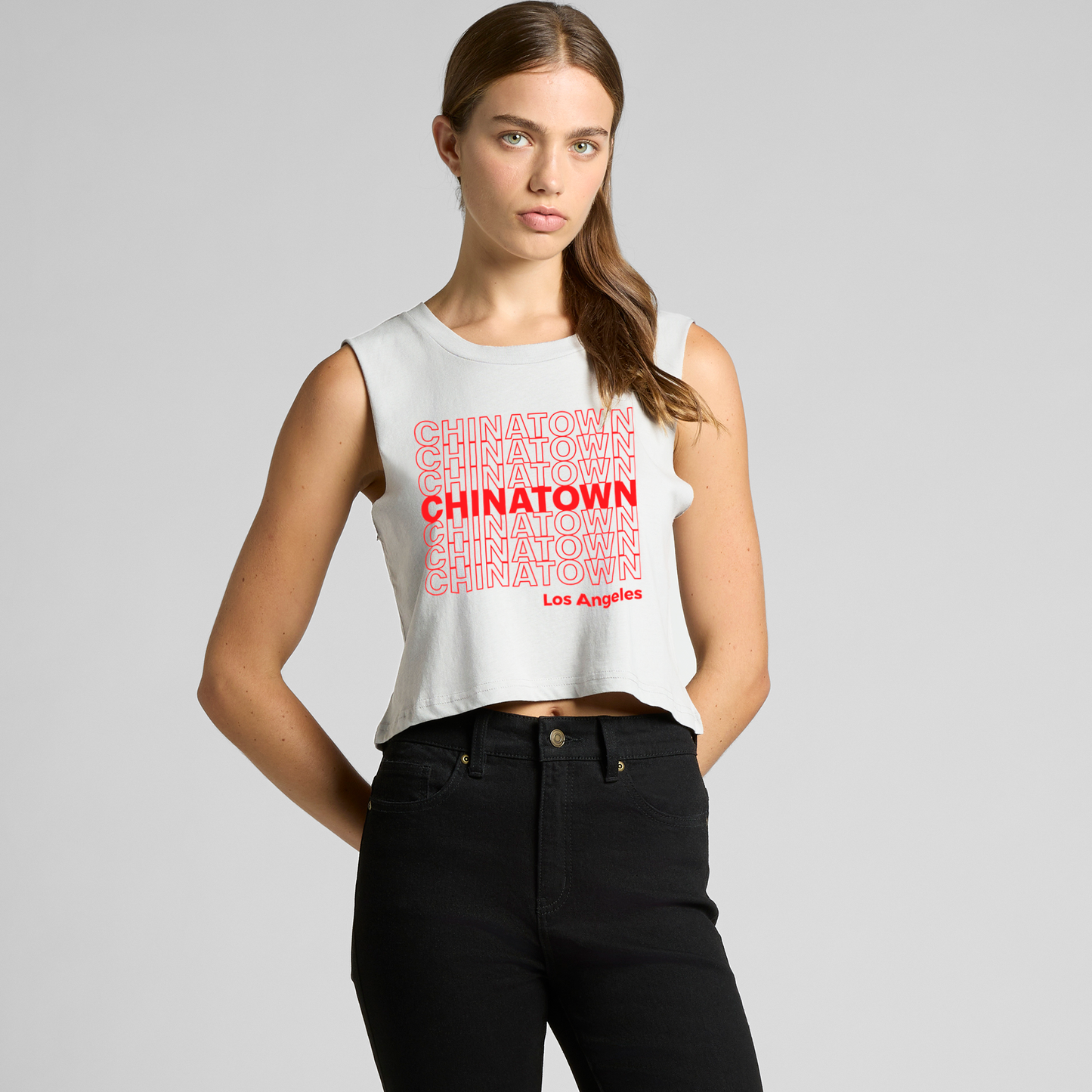 Chinatown Women's Cropped Tank Top