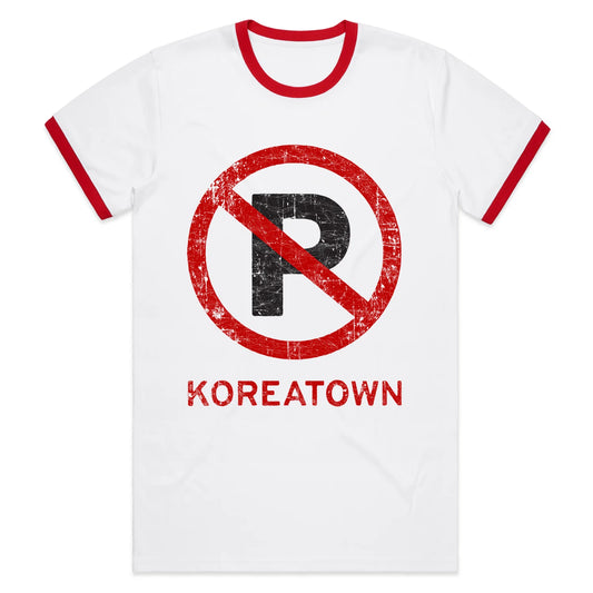 Koreatown No Parking Ringer Tee