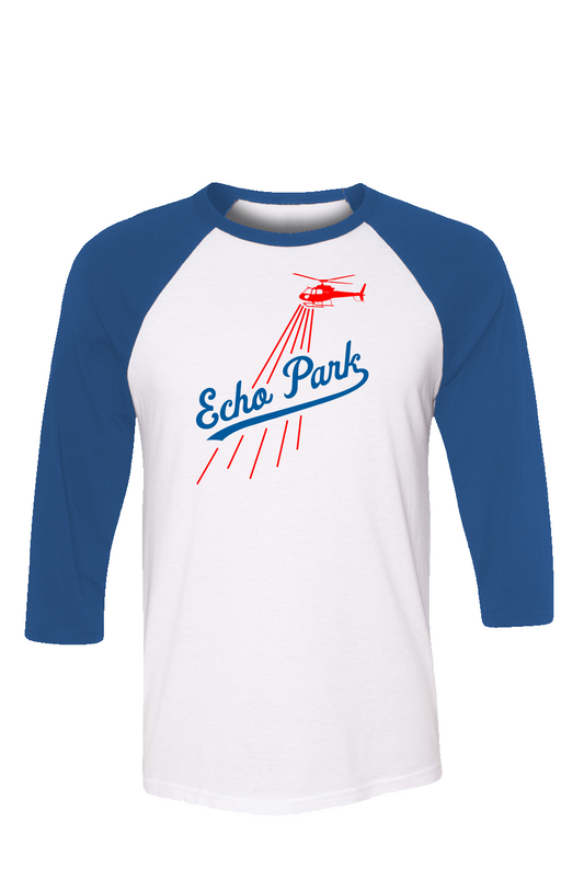 Echo Park Helicopter Baseball Jersey - Royal Blue