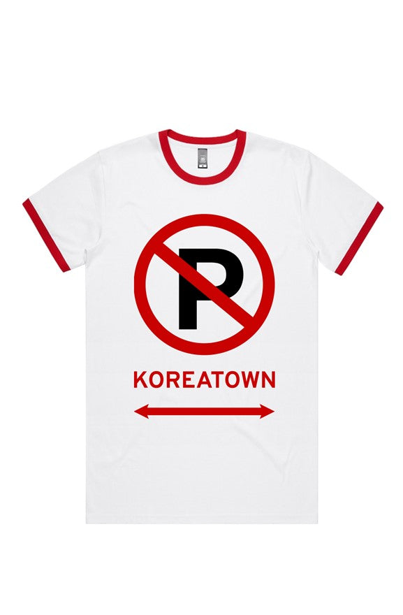 Koreatown No Parking Ringer Tee