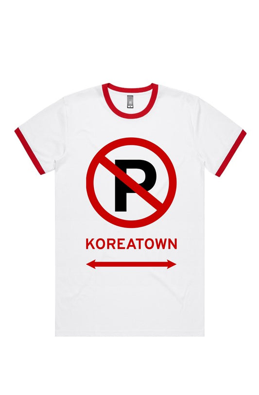 Koreatown No Parking Ringer Tee