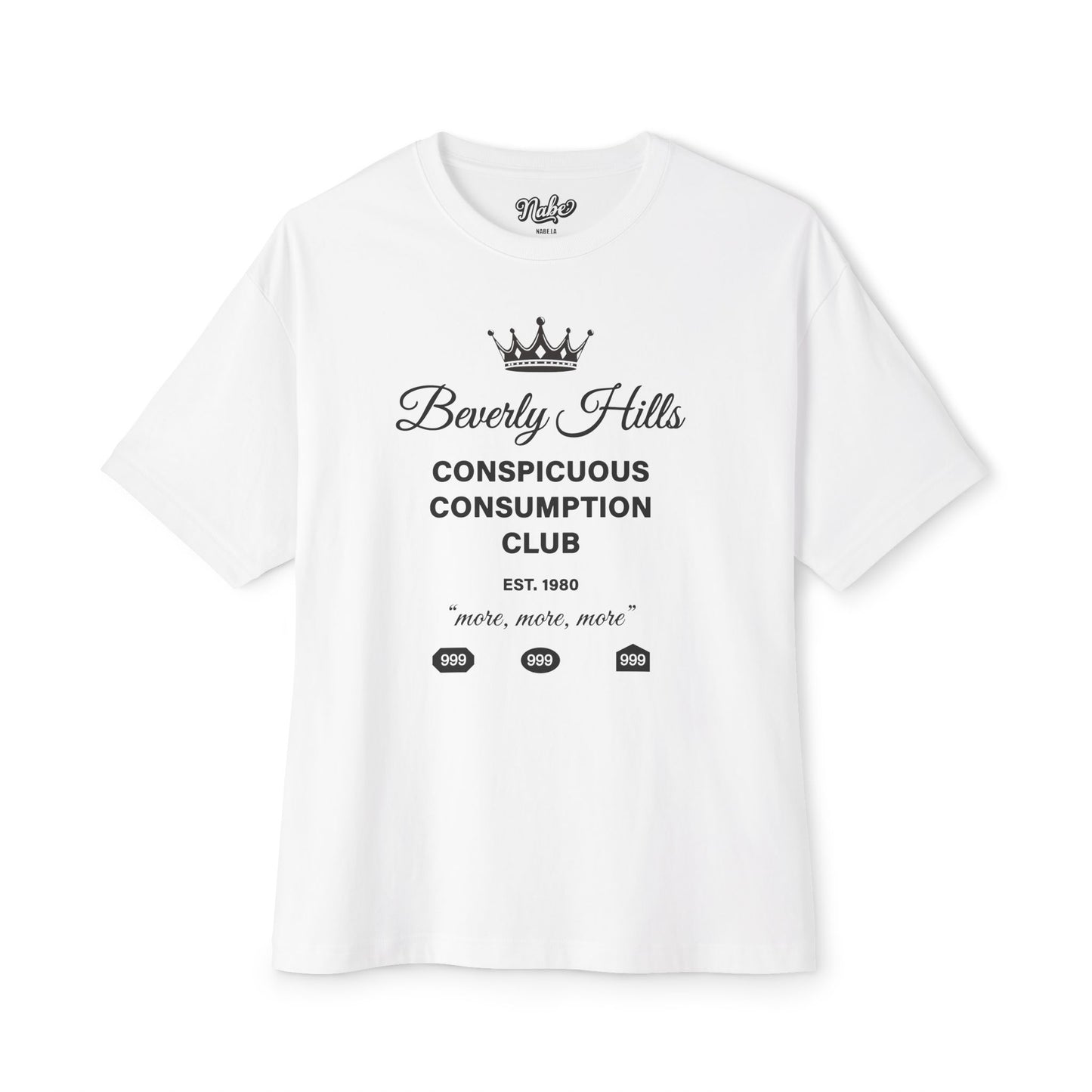 Beverly Hills Conspicuous Consumption Club Oversized Shirt