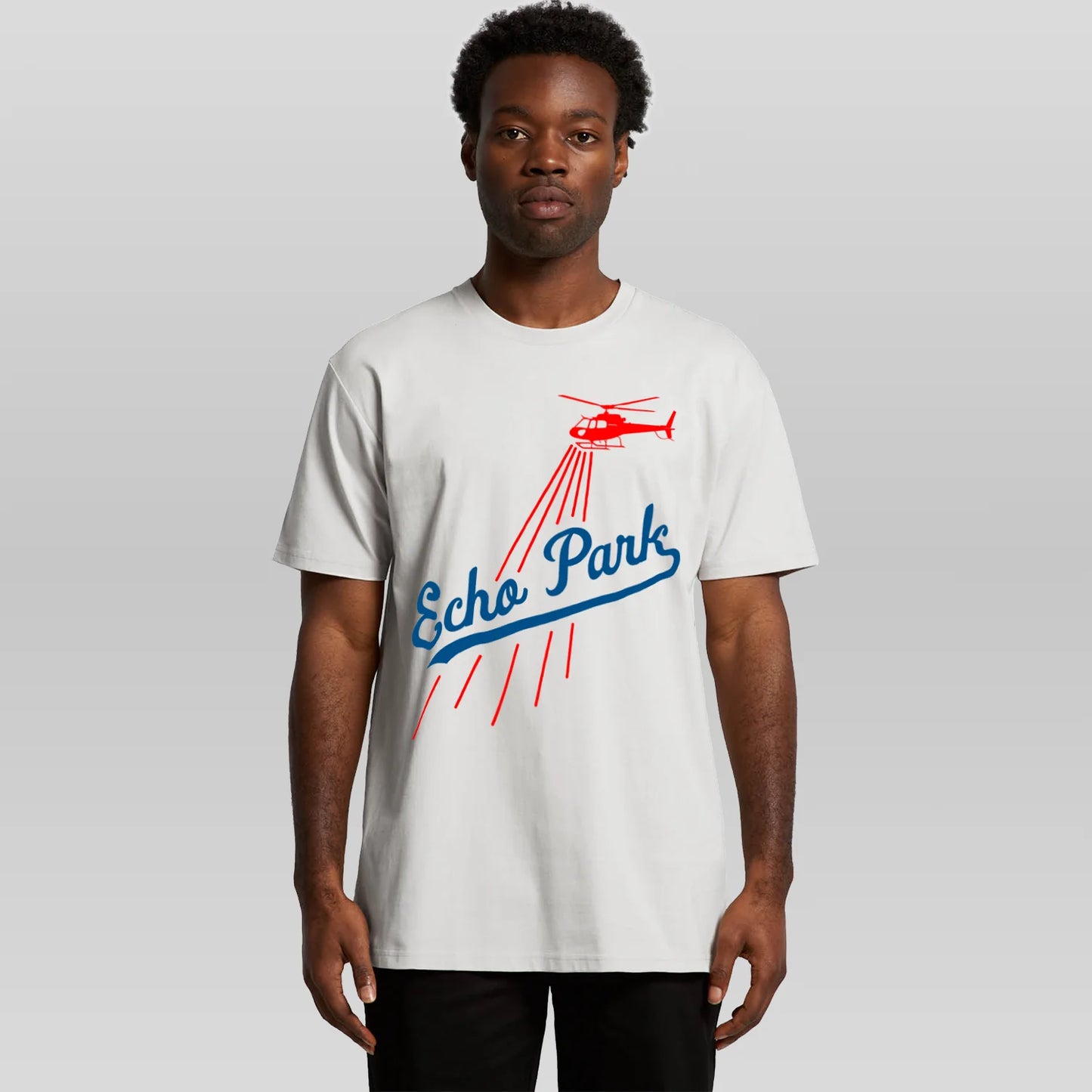 Echo Park Helicopter Tee - White