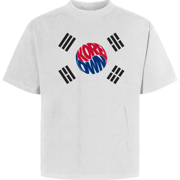 Koreatown Flag Cropped Tee