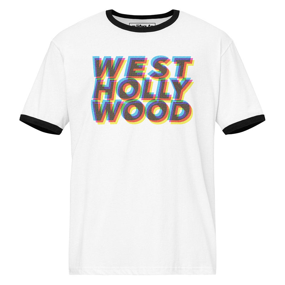 West Hollywood unisex ringer