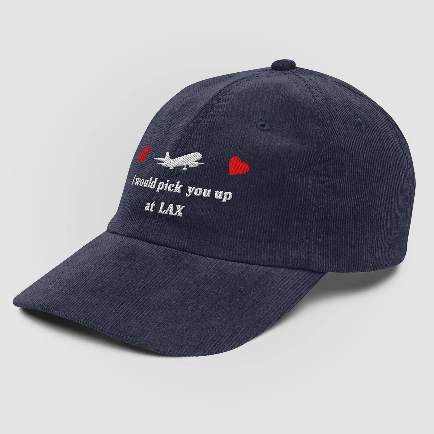 LAX Corduroy Embroidered Dad Hat