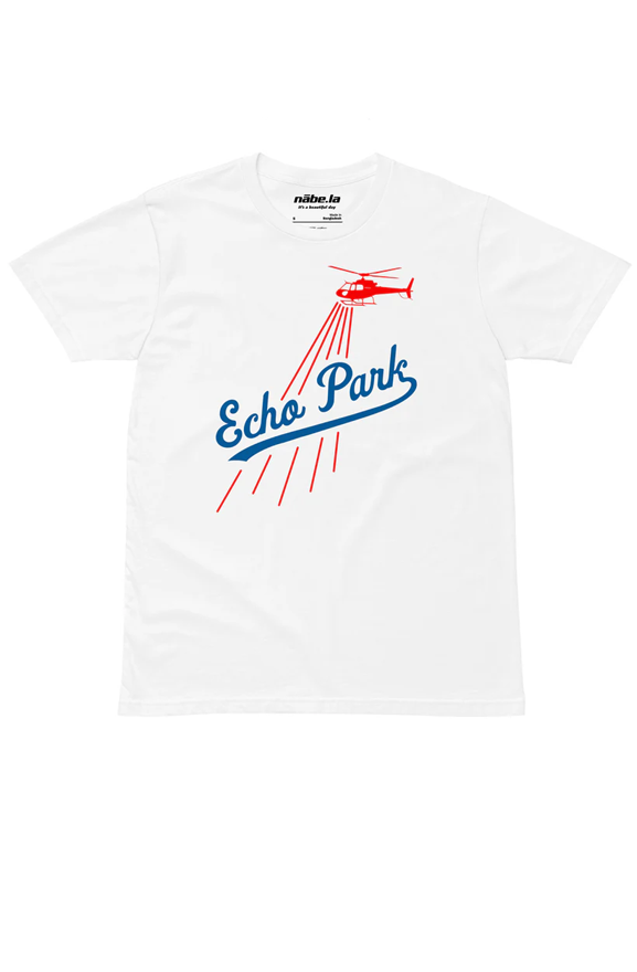 Echo Park Helicopter Tee - White