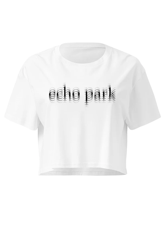 Echo Park Echo Text Women’s crop top