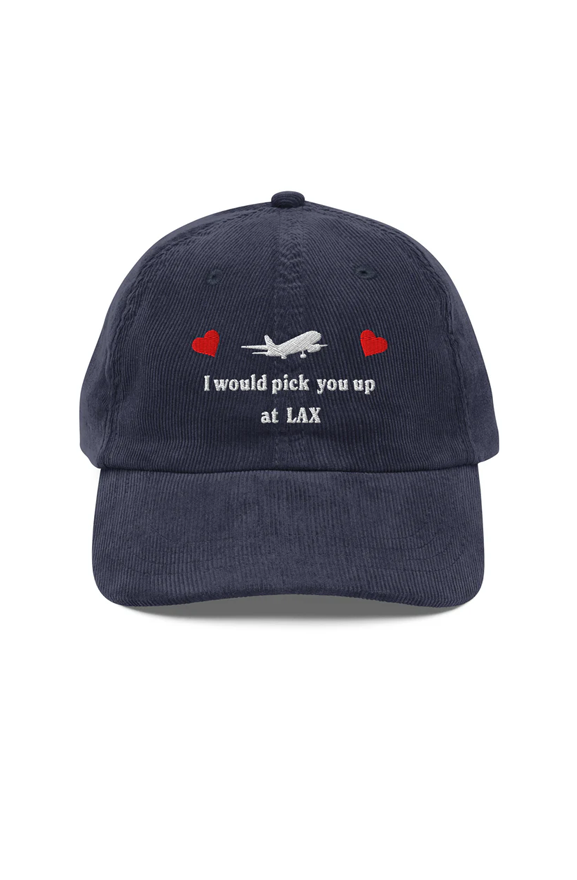 LAX Corduroy Embroidered Hat