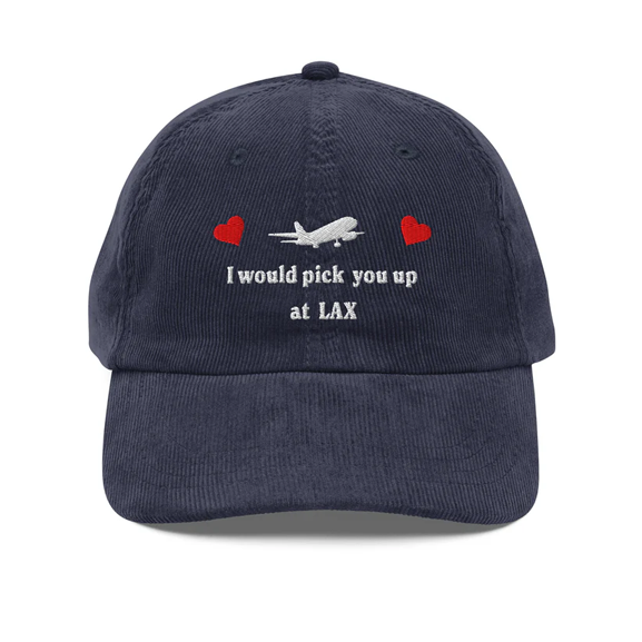 LAX Corduroy Embroidered Hat