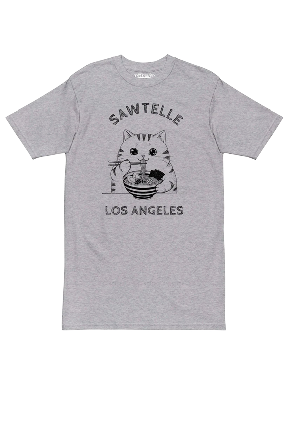 Sawtelle Ramen Cat Heavyweight Tee